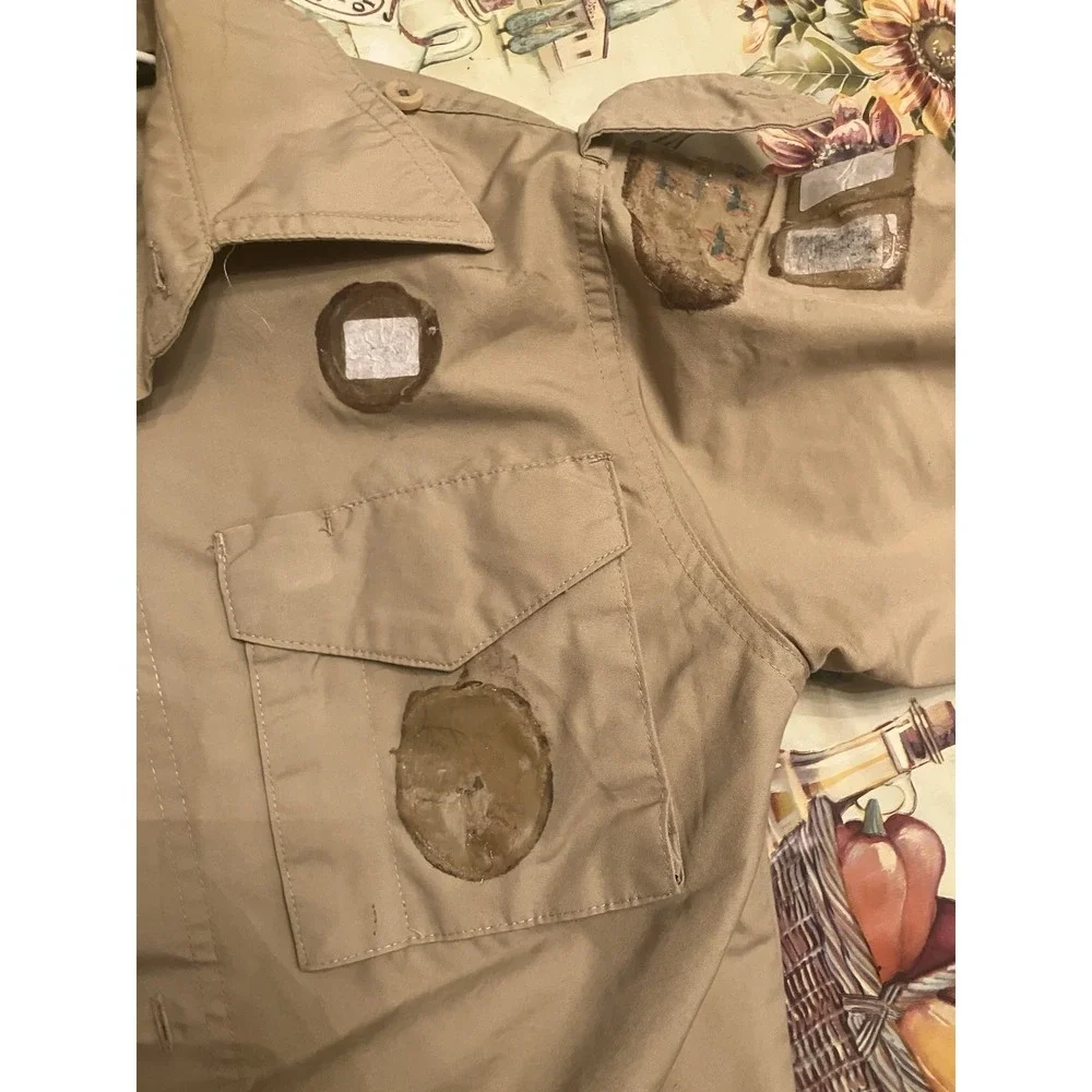 Vented Microfiber Poly Boy Scout BSA UNIFORM SHIRT Youth Medium New Style N88